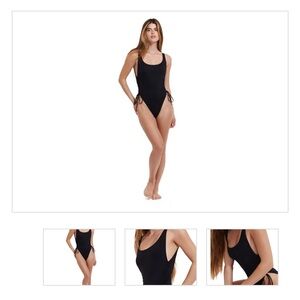 Flirtt women’s XS Black Swimsuit one piece new with tags